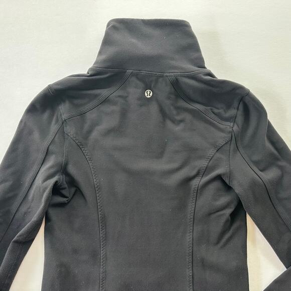 Lululemon Nice Asana Jacket Black Size 4 Long Full Zip Luon Travel Layer Outdoor - Picture 9 of 11